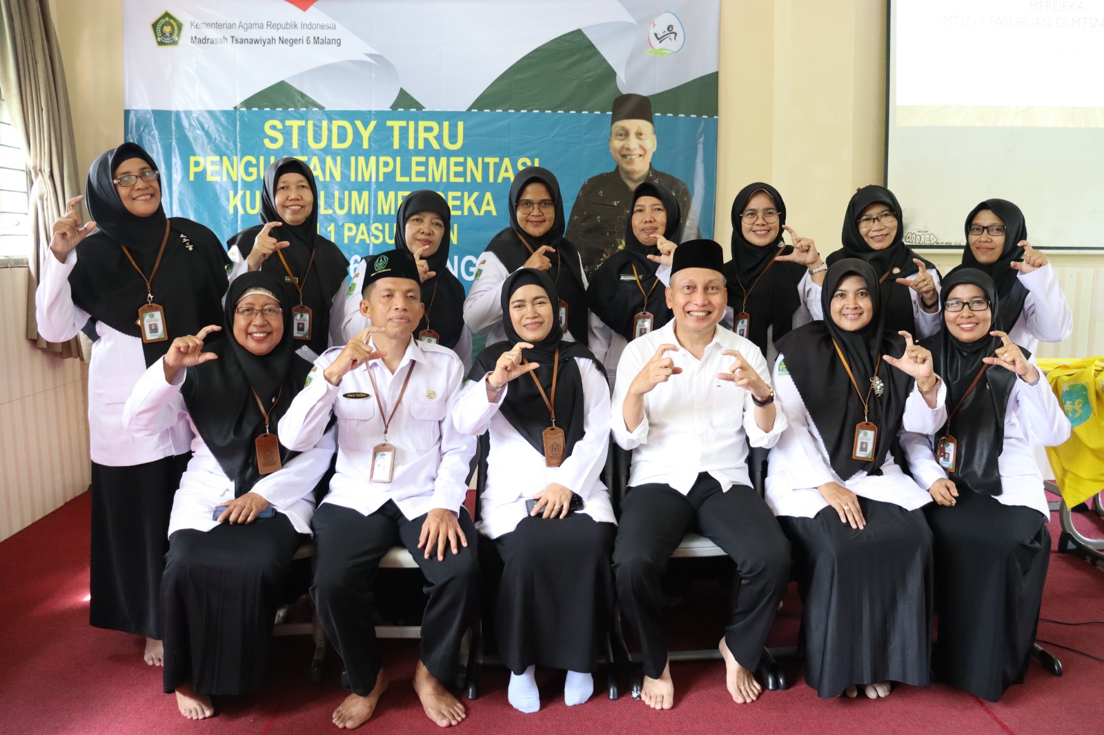 Penguatan Implementasi Kurikulum Merdeka, MTsN 1 Pasuruan Study Tiru di MTsN 6 Malang