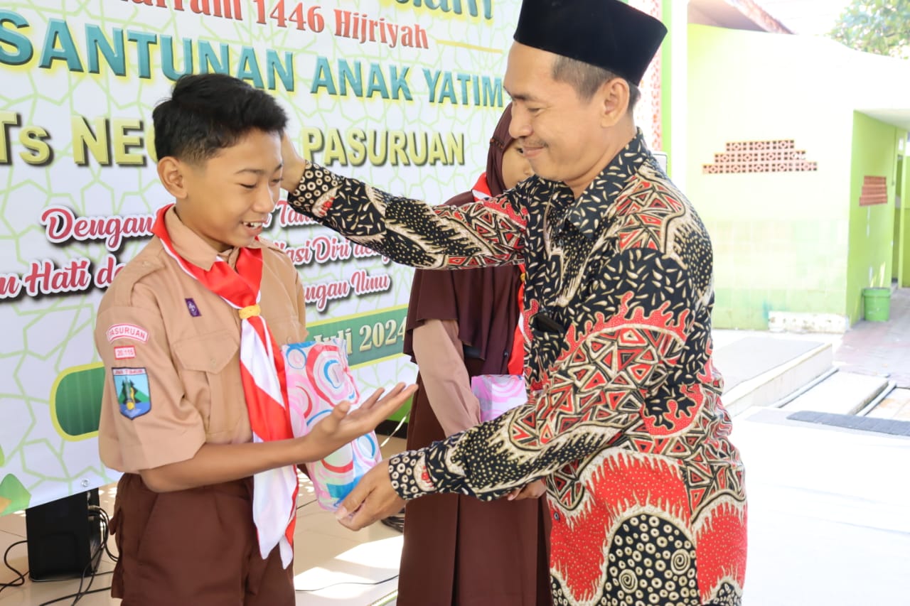 MTsN 1 Pasuruan Gelar Peringatan Tahun Baru Islam 1446 H  dan Santunan Anak Yatim